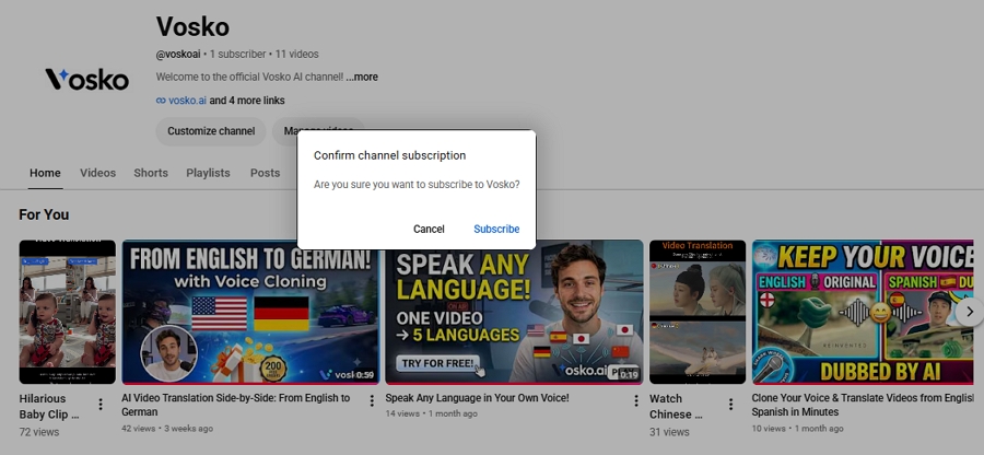 Add the Link to All Future Videos Automatically