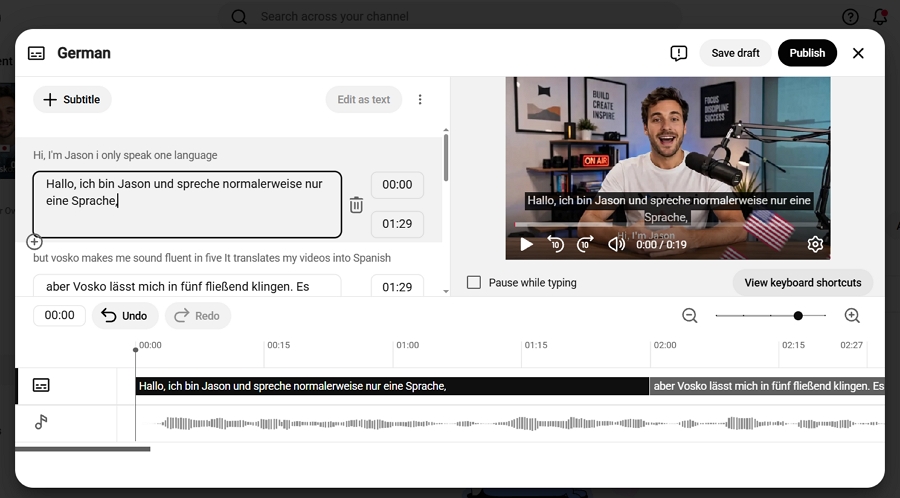 Select your subtitle file