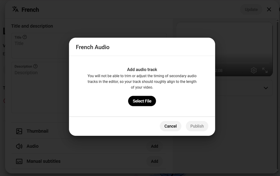 Click Select file