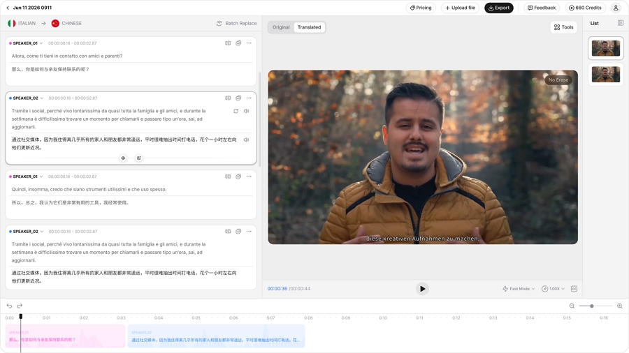 Vosko AI Dubbing and Translation Software