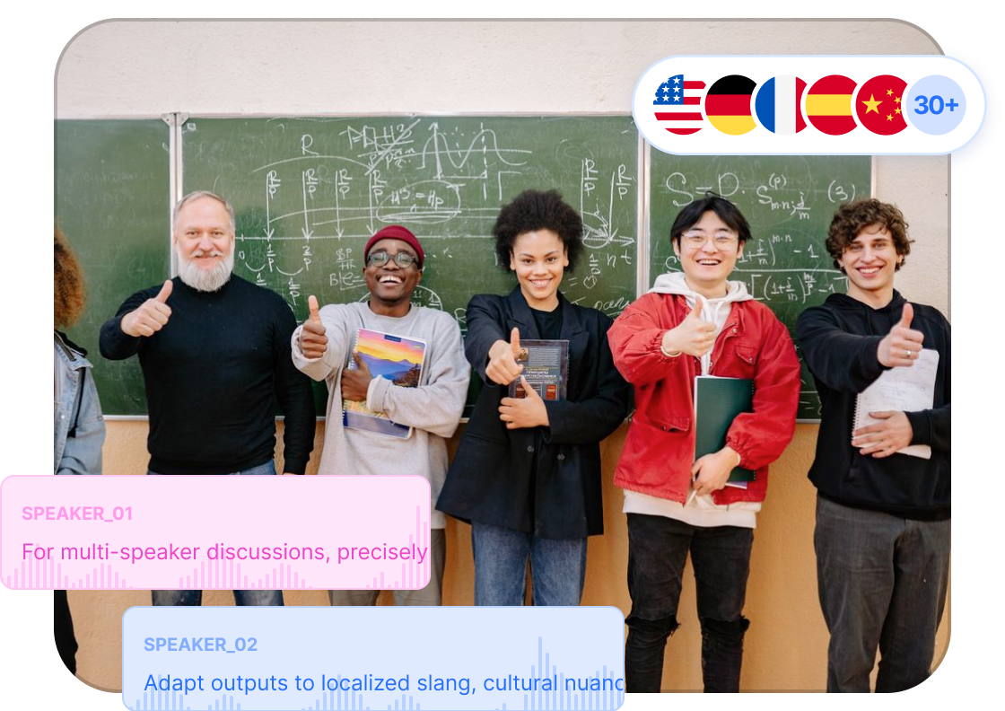 Dub your video in 74 languages instantly
