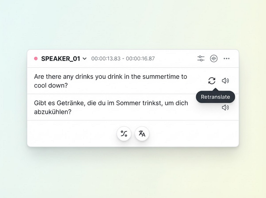 Retranslate on Demand
