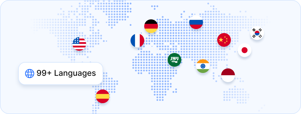 Translate Video Content Into 99 Global Languages